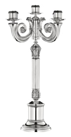 Christofle, Malmaison accessories, Five light candelabra