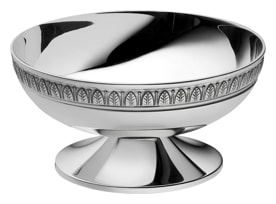 Christofle, Malmaison accessories, Low bowl on stand
