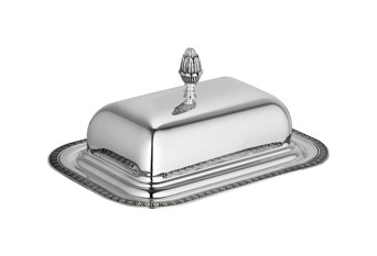 Christofle, Malmaison accessories, Butter dish