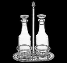 Christofle, Albi accessories, Oil & vinegar cruet set