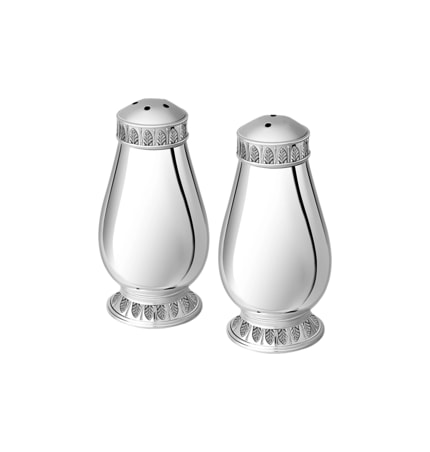 Christofle, Malmaison accessories, Salt and pepper shaker set