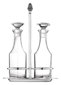 Christofle, Malmaison accessories, Oil & vinegar cruet set