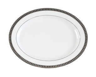 Christofle, Malmaison platinum, Oval platter