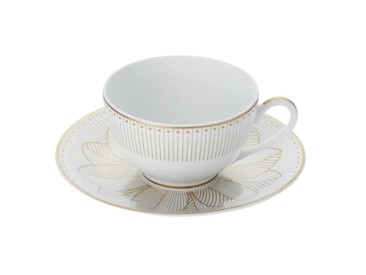 Christofle, Malmaison Impériale Gold, Tea cup and saucer