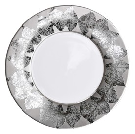 Bernardaud, Silva, Dessert plate with platinum rim