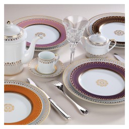 Bernardaud, Soleil levant, Tea cup and saucer