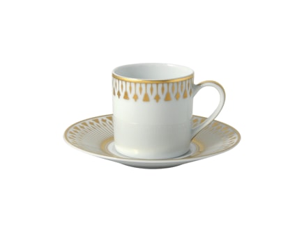 Bernardaud, Soleil levant, Espresso cup and saucer