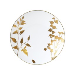 Bernardaud, Vegetal Gold, Set of 4 dessert plates