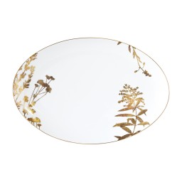 Bernardaud, Vegetal Gold, Oval platter