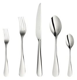 Christofle, Origine cutlery, stainless steel, Individual place settings (5 pieces)