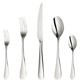 Christofle, Origine cutlery, stainless steel, Flatware set for 12 people (48 pieces)