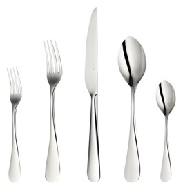 Christofle, Origine cutlery, stainless steel, Flatware set for 12 people (75 pieces)