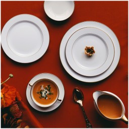 Bernardaud, Palmyre, Dinner plate, coup-shaped