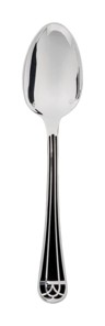 Christofle, Talisman Black cutlery, silver plated, Dinner spoon