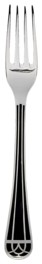 Christofle, Talisman Black cutlery, silver plated, Serving fork