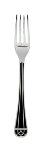 Christofle, Talisman Black cutlery, silver plated, Dessert fork