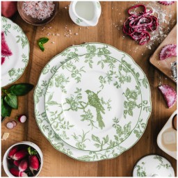 Bernardaud, ALBERTINE, Set of 4 tea cups and saucers