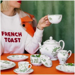 Bernardaud, ALBERTINE, Set of 4 tea cups and saucers