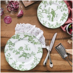 Bernardaud, ALBERTINE, Set of 4 tea cups and saucers