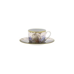 Haviland, Le Brésil, Cappuccino cup and saucer