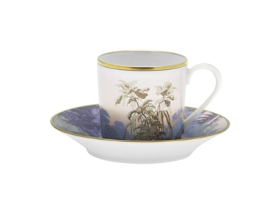 Haviland, Le Brésil, Coffee cup and saucer