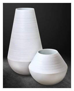 J.L Coquet, Hémisphère Storm Blue, Vase, large