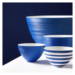 J.L Coquet, Hémisphère Storm Blue, Salad serving bowl, medium