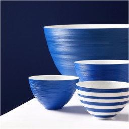 J.L Coquet, Hémisphère Storm Blue, Salad serving bowl, maxi
