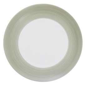 J.L Coquet, Hémisphère Kaki Green, Flat dish medium