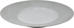 J.L Coquet, Hémisphère Grey, Flat dish with rim