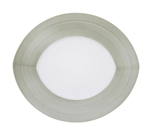 J.L Coquet, Hémisphère Kaki Green, Oval platter