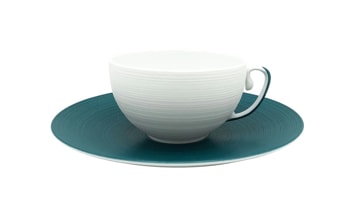 J.L Coquet, Hémisphère Persian Blue, Tea saucer