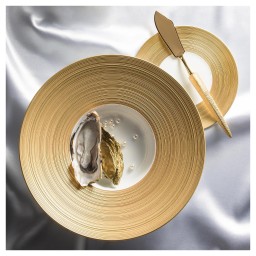 J.L Coquet, Hémisphère Gold, Tea saucer