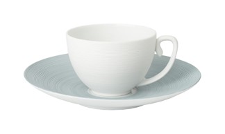 J.L Coquet, Hémisphère Storm Blue, Cappuccino saucer