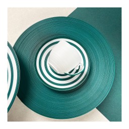 J.L Coquet, Hémisphère Persian Blue, Coffee saucer