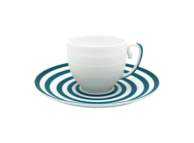 J.L Coquet, Hémisphère Persian Blue, Coffee saucer