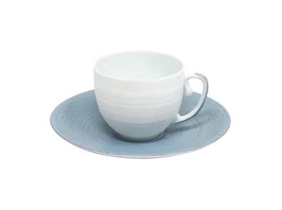 J.L Coquet, Hémisphère Storm Blue, Coffee saucer