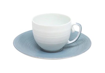 J.L Coquet, Hémisphère Storm Blue, Coffee saucer