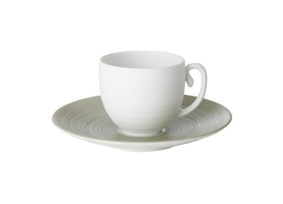 J.L Coquet, Hémisphère Kaki Green, Coffee saucer