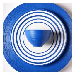 J.L Coquet, Hémisphère Storm Blue, Salad bowl, small