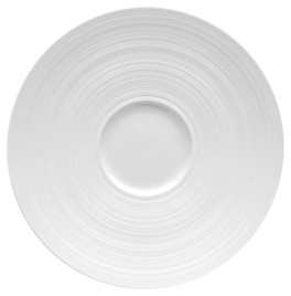 J.L Coquet, Hémisphère White Satin, Gourmet plate