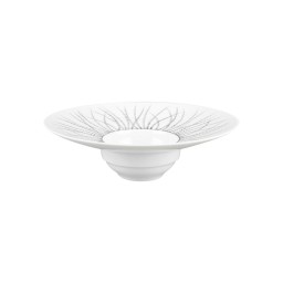 J.L Coquet, Hémisphère Tundra Platinum, Rim soup plate small