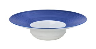 J.L Coquet, Hémisphère Royal Blue, Rim soup plate, small