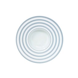 J.L Coquet, Hémisphère Storm Blue, Rim soup plate, small