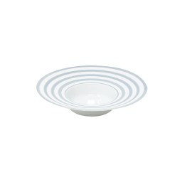 J.L Coquet, Hémisphère Storm Blue, Rim soup plate, small