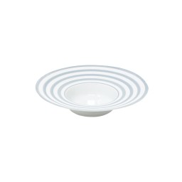 J.L Coquet, Hémisphère Storm Blue, Rim soup plate, medium