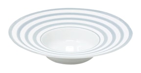 J.L Coquet, Hémisphère Storm Blue, Rim soup plate, medium