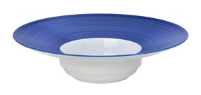 J.L Coquet, Hémisphère Royal Blue, Rim soup plate, medium