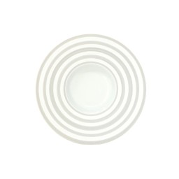 J.L Coquet, Hémisphère Grey, Rim soup plate, medium