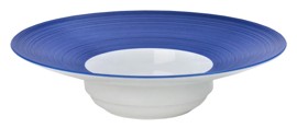 J.L Coquet, Hémisphère Royal Blue, Rim soup plate, large